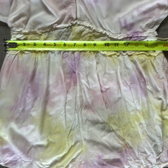 SAYLOR Tie-Dye Tasseled Romper (Size XS) Coverup beach Anthropologie - Picture 3 of 7